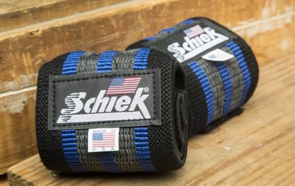 Schiek Blue Line Wrist Wraps 4 Schiek Blue Line Wrist Wraps - Image 2