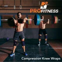ProFitness Knee Wraps -Fitness Equipment a424ed4bd3a7d6aea720b86d4a360f75 5d0a752639687 600x600 1
