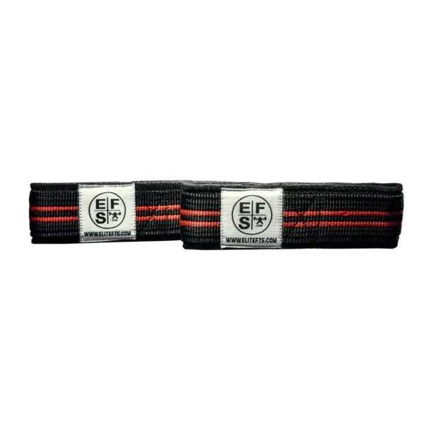 EliteFTS Red Stripe Shruggin' Wrist Straps 3 EliteFTS Red Stripe Shruggin' Wrist Straps